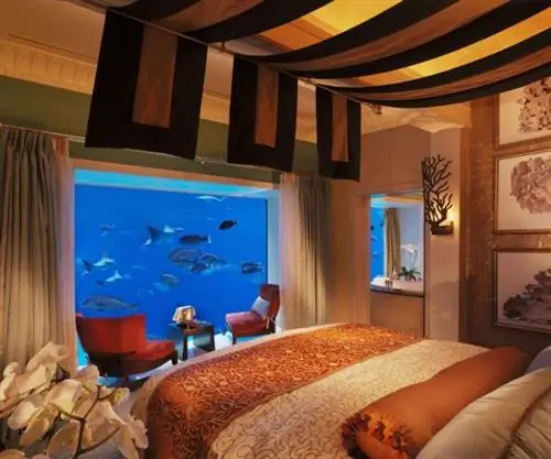 Atlantis, The Palm Underwater Suites Спальня