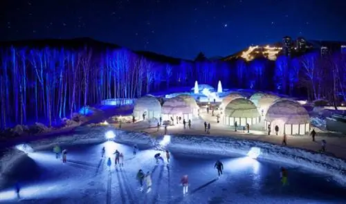 Hoshino Resorts Tomamu Ice Village на Хоккайдо, Япония