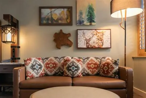 Зона отдыха с кроватью размера «king-size» Курорт High Peaks