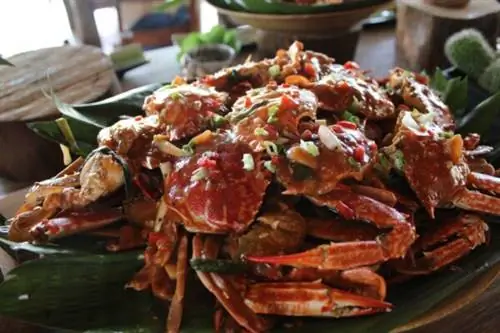 Здесь, в Vita Isola, большие порции крабов.