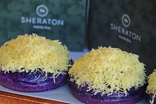 Энсаймада Papa's Ube Cheese в Sheraton Manila Bay