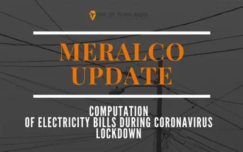 Как Meralco будет рассчитывать счета за электроэнергию во время карантина из-за COVID-19
