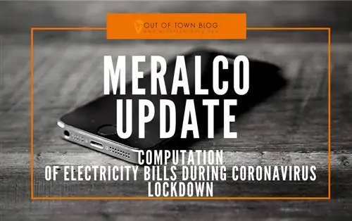 Обновление Meralco: расчет счетов за электроэнергию во время блокировки из-за коронавируса
