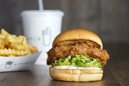 Chick’n Shack, Картофель фри, Шейк