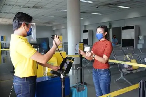 Новая нормальная процедура посадки в Cebu Pacific