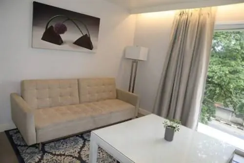 Жилая зона в номерах отеля Le Blanc