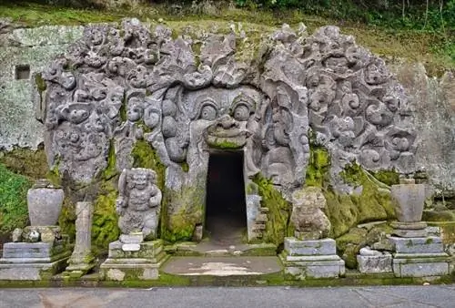 Вход в Слоновью пещеру или Гоа Гаджа.