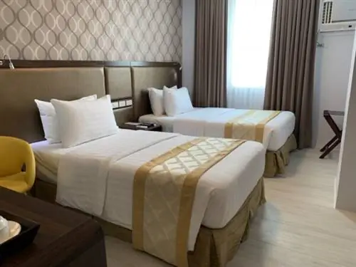 Спальня с двумя односпальными кроватями