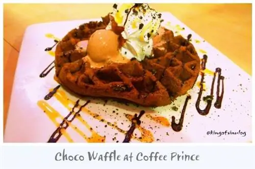 Шоколадные вафли в Coffee Prince