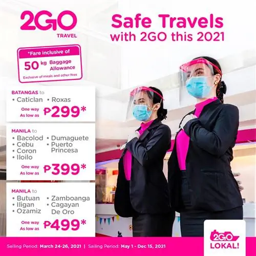 2GO Travel выпускает новые протоколы путешествий и предлагает бесплатное перебронирование