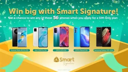 Получите шанс выиграть смартфоны 5G с планами Smart Signature