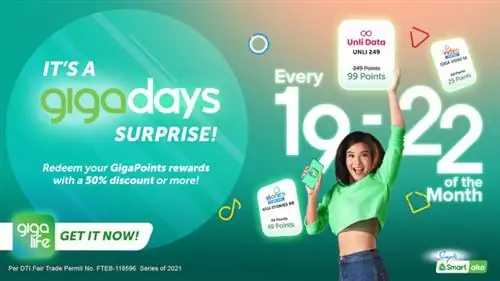 Smart позволяет вам пользоваться эксклюзивными скидками GigaPoints на GigaDays.