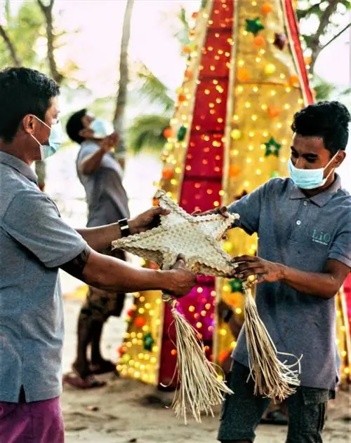 Рождественская елка Лио - пузыри праздничных путешествий Лио Эль Нидо
