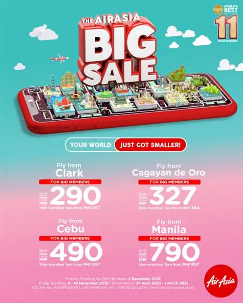 AirAsia объявляет БОЛЬШУЮ распродажу