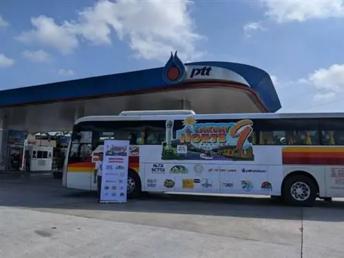 Наш автобус Victory Liner на PTT SCTEX