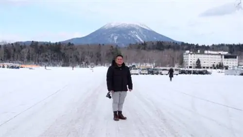 Мело на озере Акан, Хоккайдо