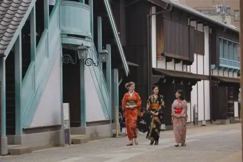 Экскурсия по кимоно Дэдзима