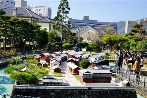 Нагасаки Дэдзима Диорама Дэдзимы