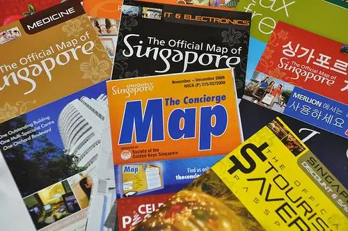 Бесплатные карты в аэропорту Чанги