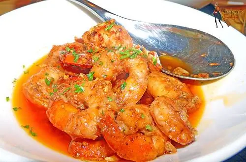 Гамбас Аль Ахильо в тапас-баре Te Quero