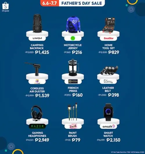 Предложения Shopee ко Дню отца