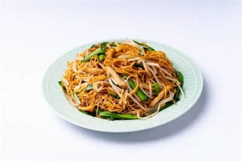 Жареная лапша долголетия