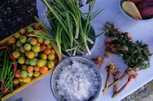 Ингредиенты местного производства