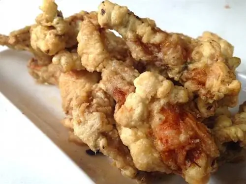 Жареные лягушачьи лапки в фаст-фуде Estero