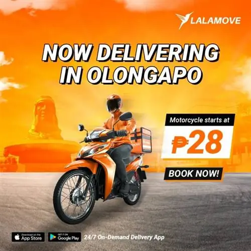 Lalamove теперь осуществляет доставку в Олонгапо