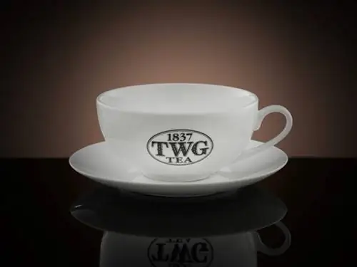 TWG Tea утренняя чашка с блюдцем, P2, 495