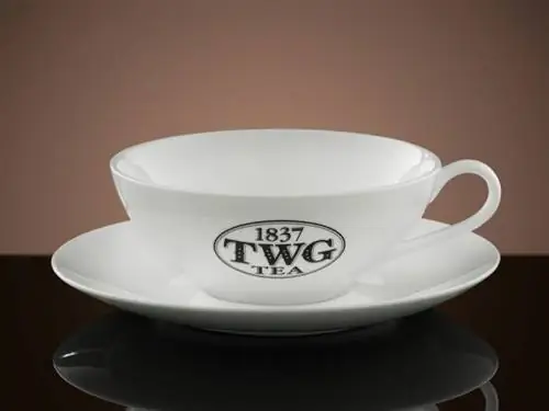 Послеобеденная чашка для чая TWG с блюдцем, P2, 495