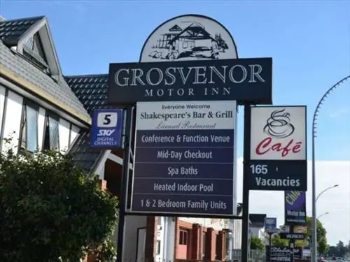 Grosvenor Motor Inn Гамильтон Новая Зеландия