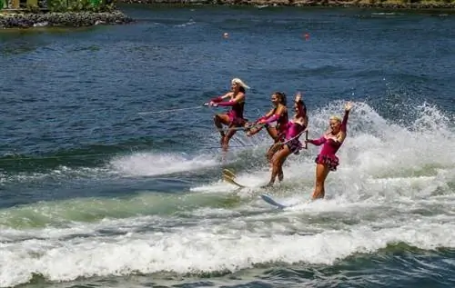 Катание на водных лыжах в море World Gold Coast, фото с сайта Pixabay