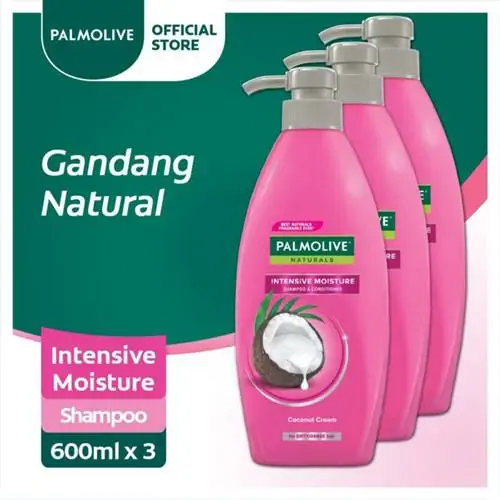 Palmolive Naturals Интенсивный увлажняющий шампунь, 600 мл, упаковка из 3 шт.