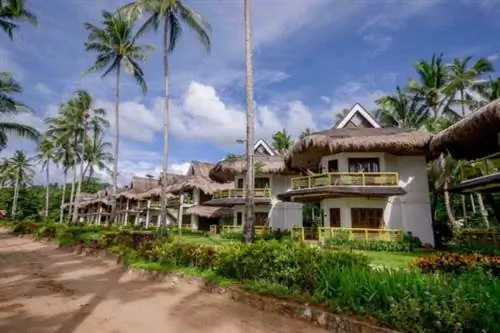 Домики для переодевания в Далуйоне на берегу моря