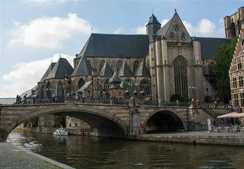 Мост Святого Михаила в Генте, автор: Simononly, Wikipedia cc.