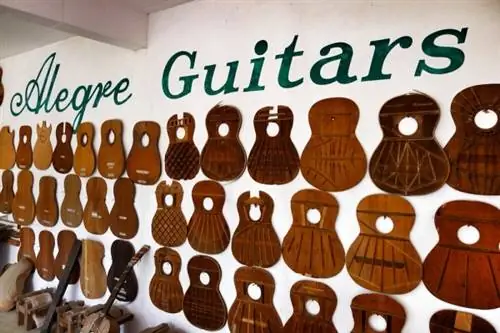 Виды древесины, используемые Alegre Guitars