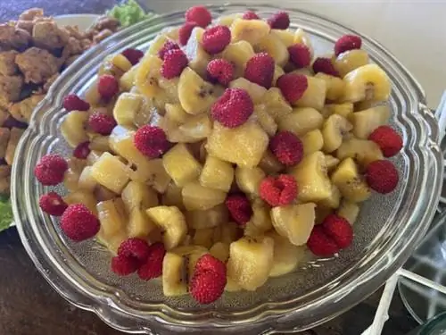 Наш десерт. Бананы с сампинитом