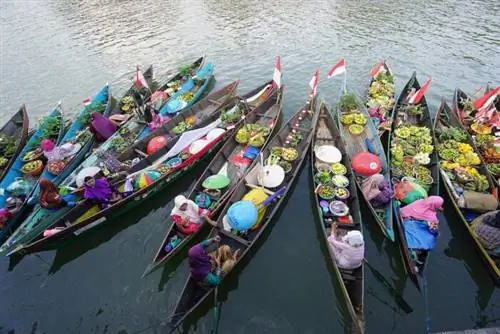 Плавучий рынок Банджармасин, автор Mahfud651, Wikimedia cc.