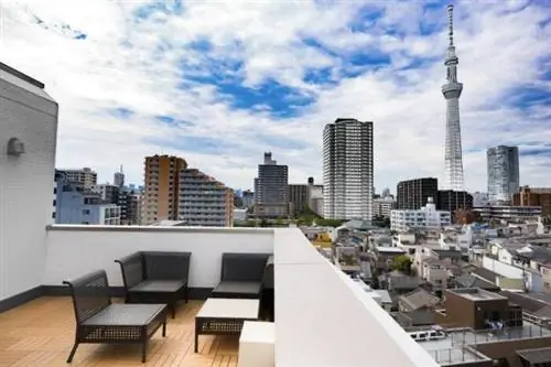 Airbnb на крыше в Токио