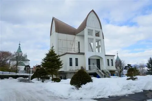 Городской пейзаж района Мотомати в Хакодате, Хоккайдо, фото через Depositphotos