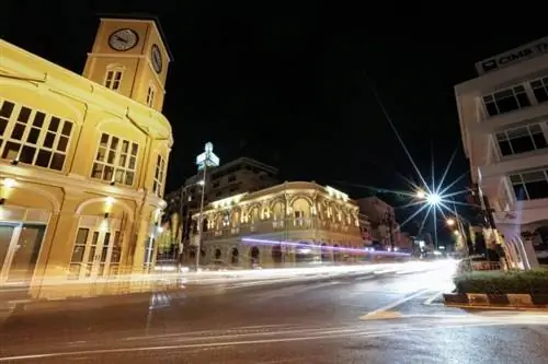 Старый Пхукет Таун ночью