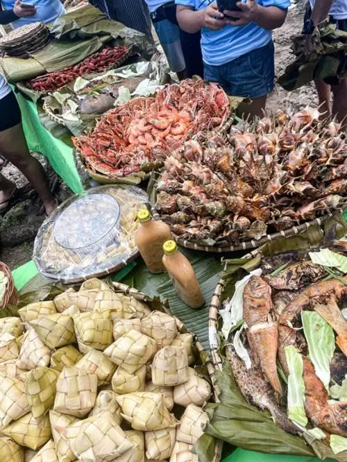 Обед из морепродуктов на острове Сульпа