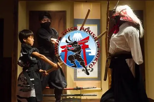 Дом-трюк ниндзя в Токио