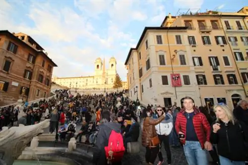 Испанская лестница в Риме