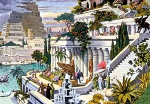 Изображение «Висячие сады Вавилона» с сайта Wikimedia Commons.