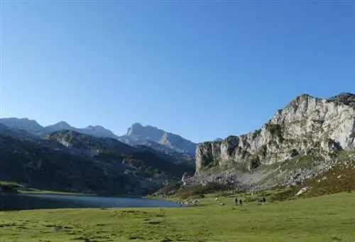 Дикая и гористая Астурия на севере Испании.
