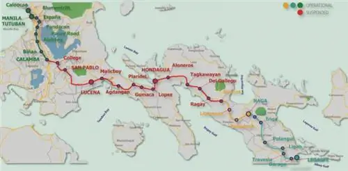 КАРТА ЖЕЛЕЗНОДОРОЖНЫХ МАРШРУТОВ PNR