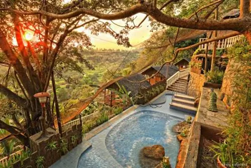 Закат в спа-салоне Hanging Gardens Luljettas