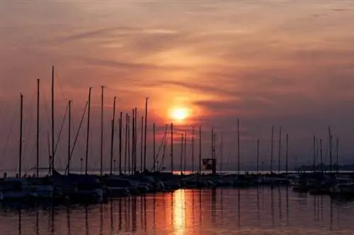 Закат в Лозанне